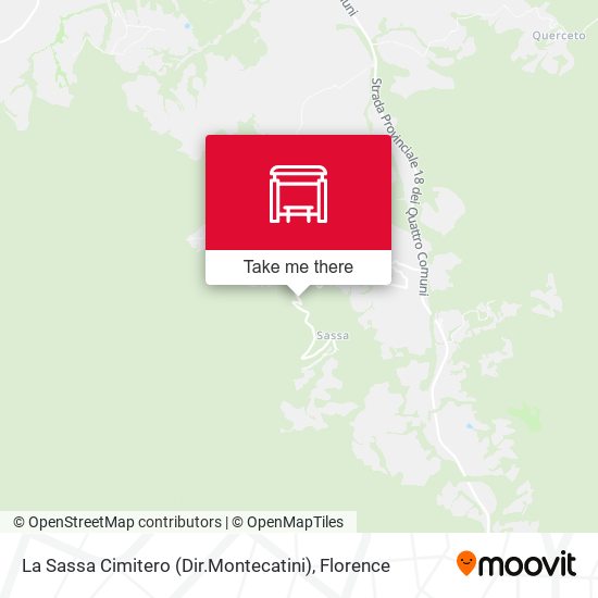 La Sassa Cimitero (Dir.Montecatini) map