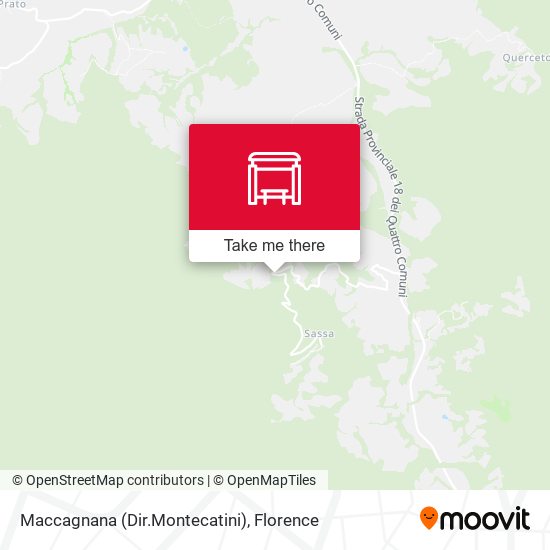 Maccagnana (Dir.Montecatini) map