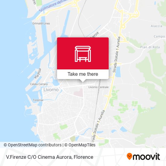 V.Firenze C/O Cinema Aurora map