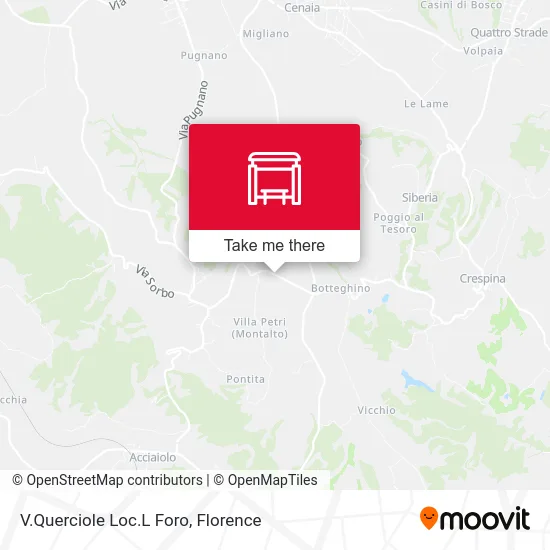 V.Querciole Loc.L Foro map