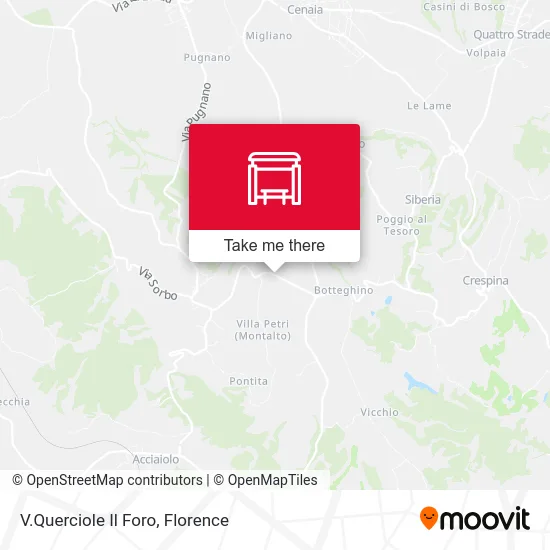 Querciole Il Foro Street map