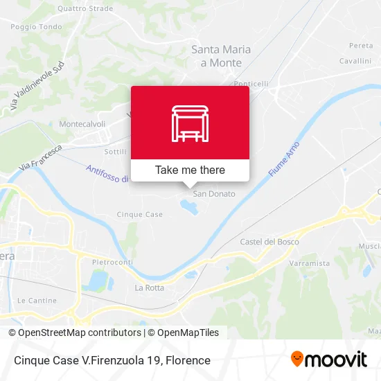 Cinque Case V.Firenzuola 19 map