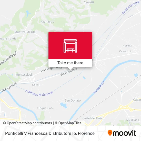 Ponticelli V.Francesca Distributore Ip map