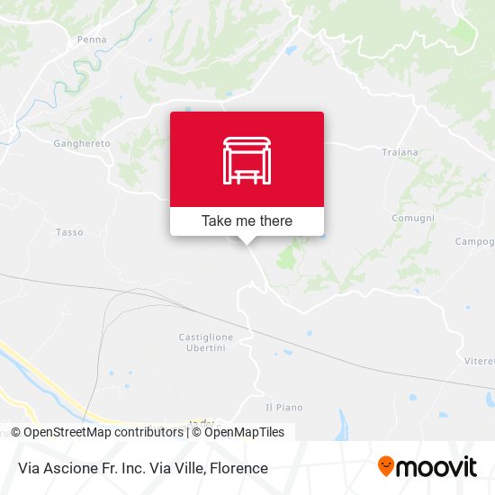 Via  Ascione Fr. Inc. Via Ville map