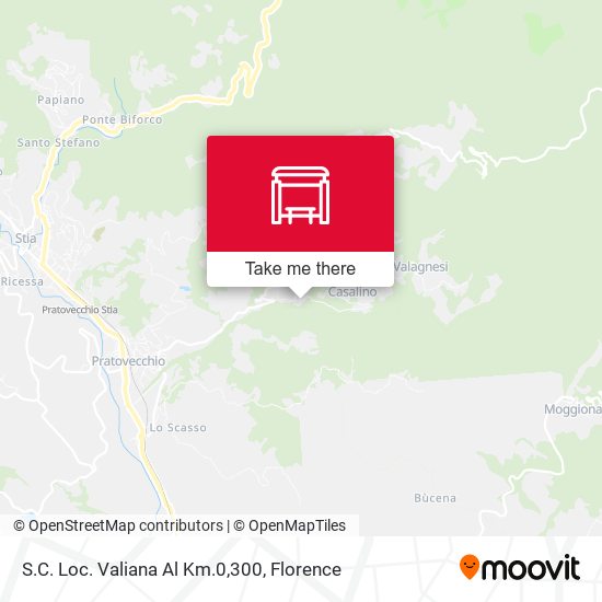 S.C. Loc. Valiana Al Km.0,300 map