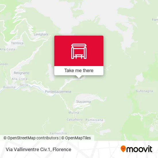 Via Vallinventre Civ.1 map