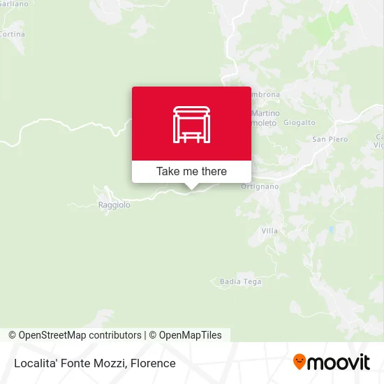 Localita' Fonte Mozzi map