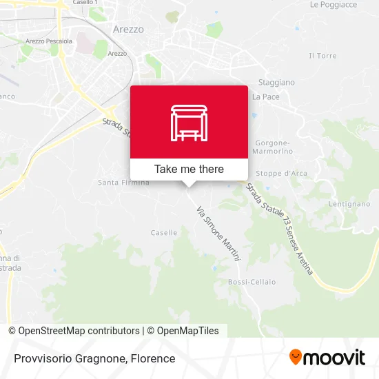 Provvisorio Gragnone map