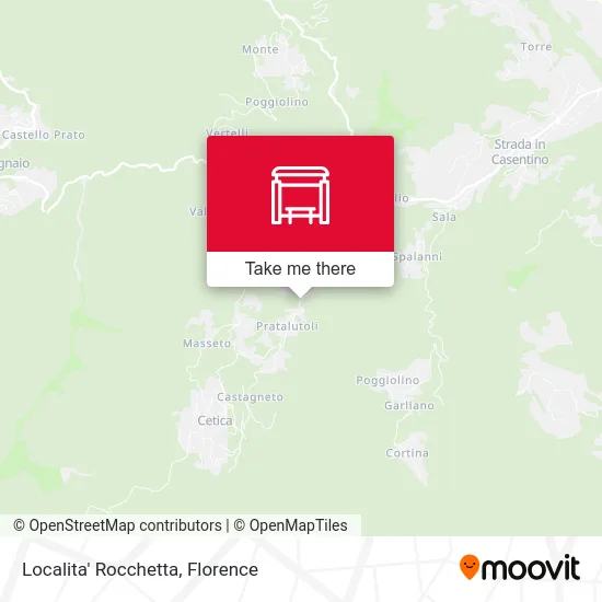 Localita' Rocchetta map