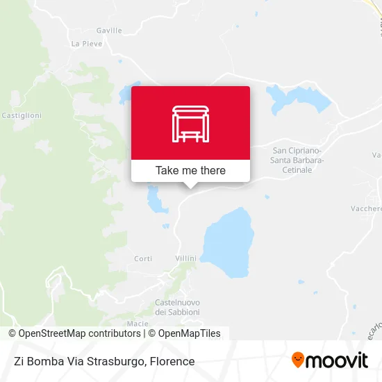 Zi Bomba Via Strasburgo map