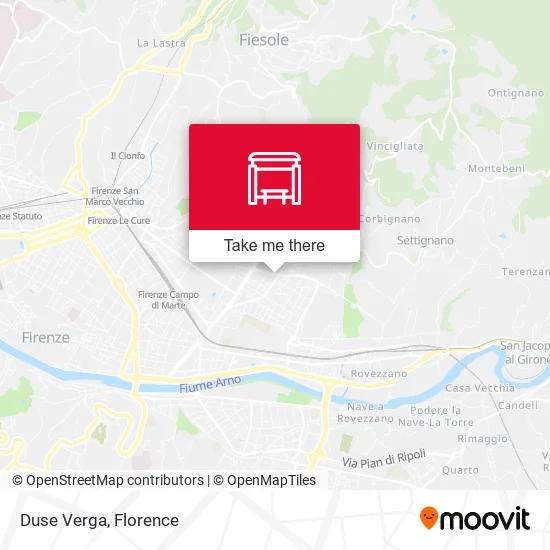 Duse Verga map
