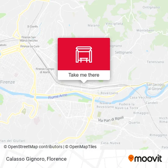 Calasso Gignoro map