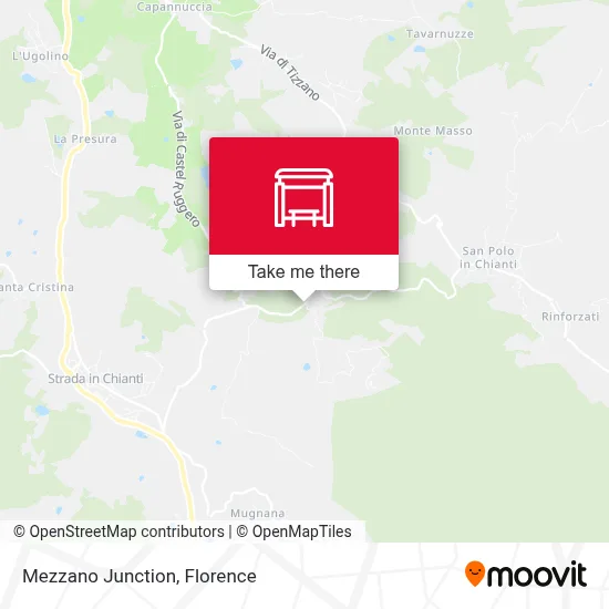 Mezzano Junction map