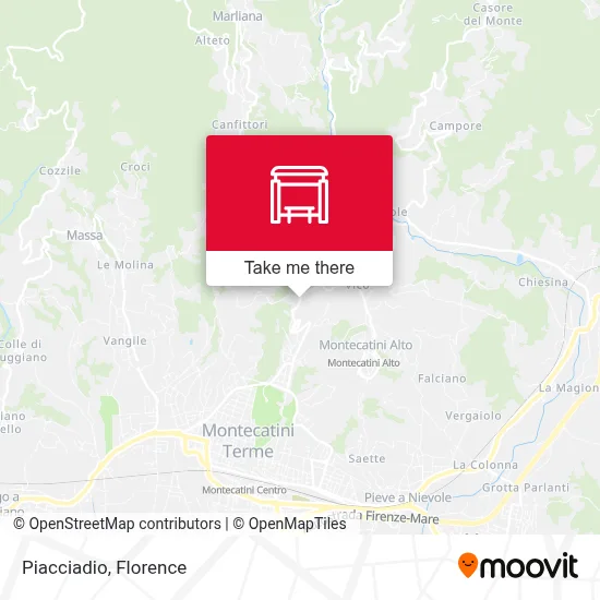 Piacciadio map