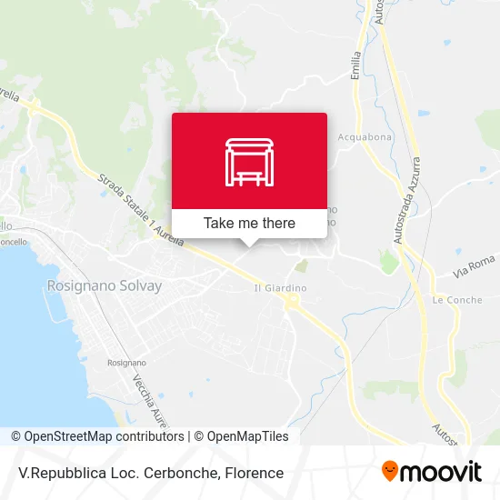 Repubblica St Cerbonche Location map