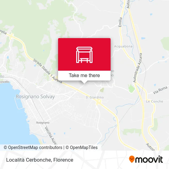 Cerbonche Location map