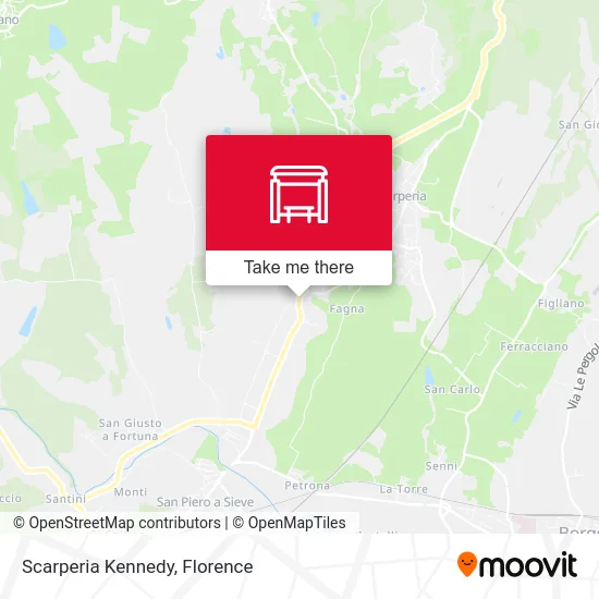 Scarperia Kennedy map