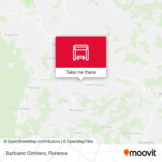 Barbiano Cimitero map