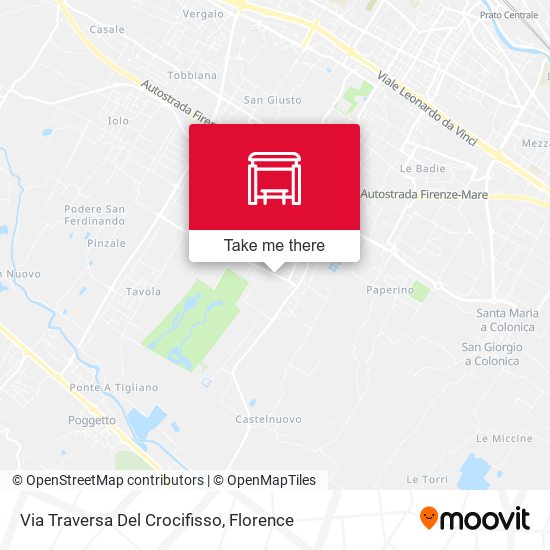 Via Traversa Del Crocifisso map
