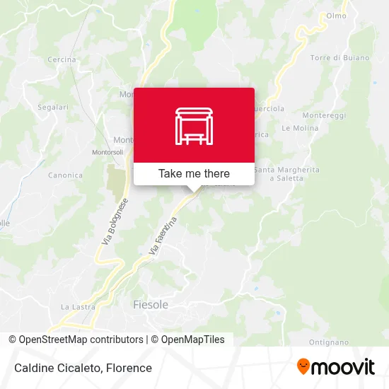 Caldine Cicaleto map