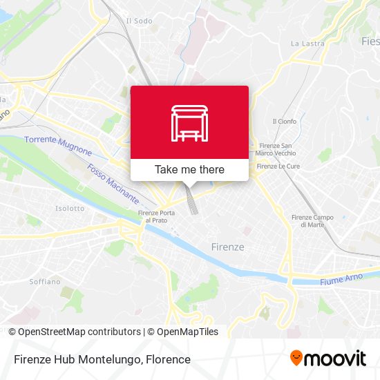 Firenze Hub Montelungo map