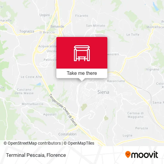 Terminal Pescaia map