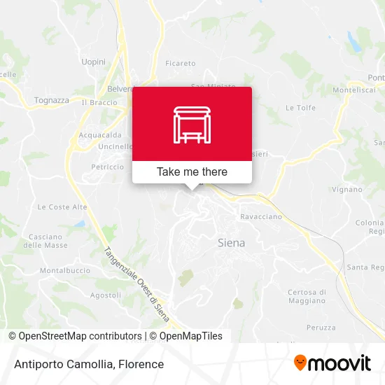 Antiporto Camollia map
