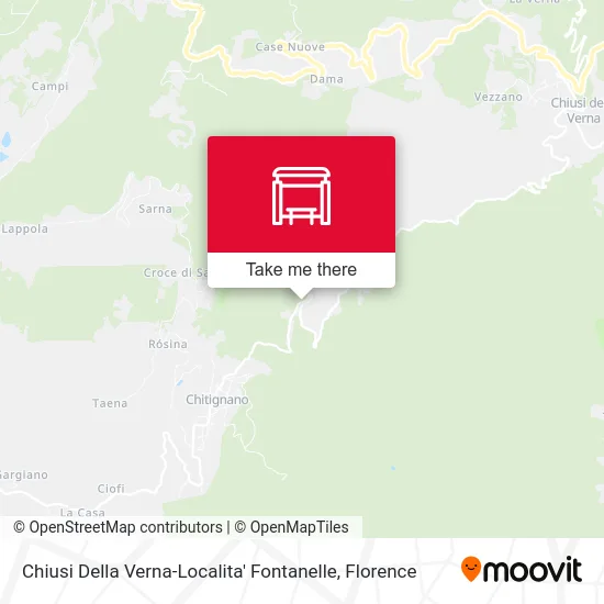 Chiusi Della Verna-Localita' Fontanelle map