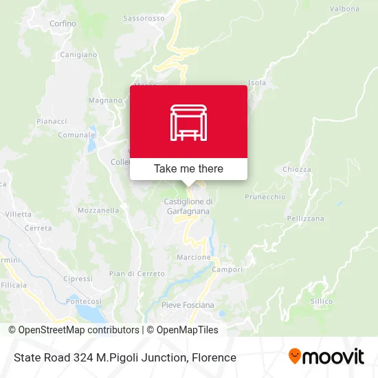 State Road 324 M.Pigoli Junction map