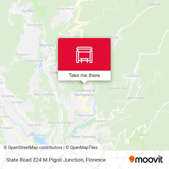 State Road 324 M.Pigoli Junction map