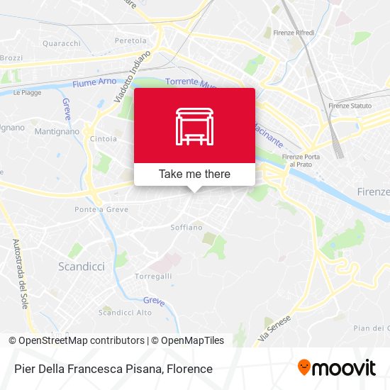 Pier Della Francesca Pisana map