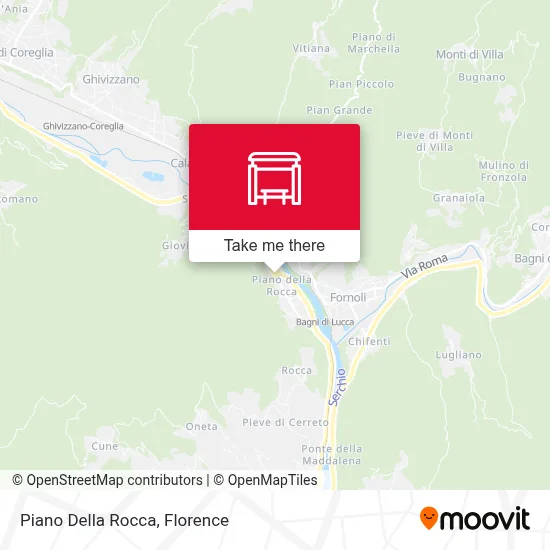 Piano Della Rocca map
