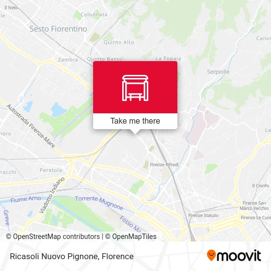 Ricasoli Nuovo Pignone map