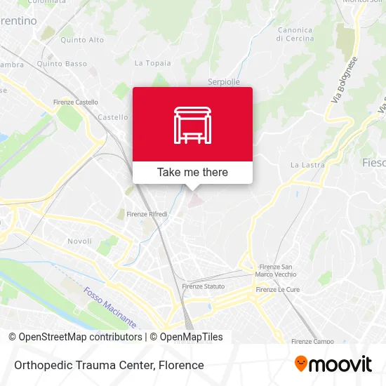 Orthopedic Trauma Center map