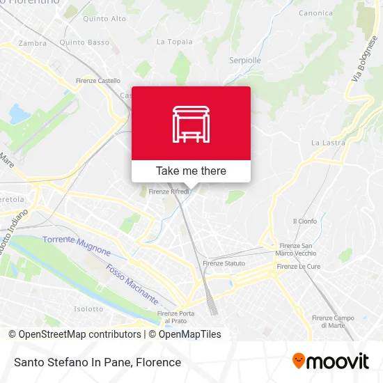 Santo Stefano In Pane map