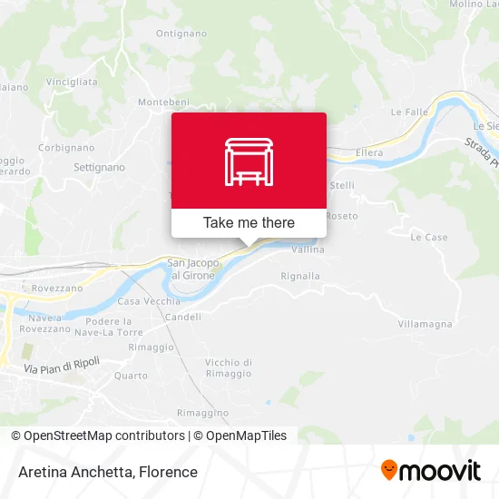 Aretina Anchetta map