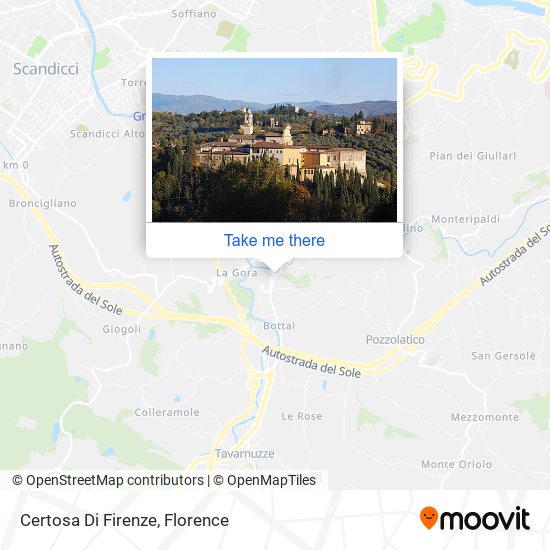 Certosa Di Firenze map