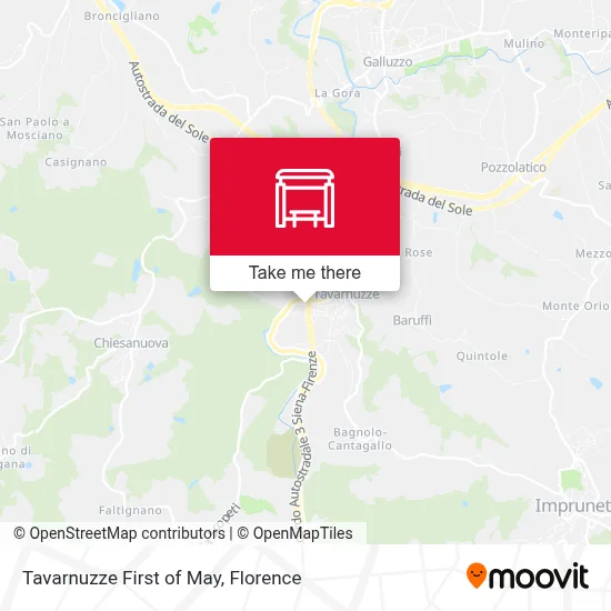 Tavarnuzze First of May map