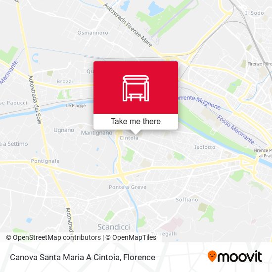 Canova Santa Maria A Cintoia map