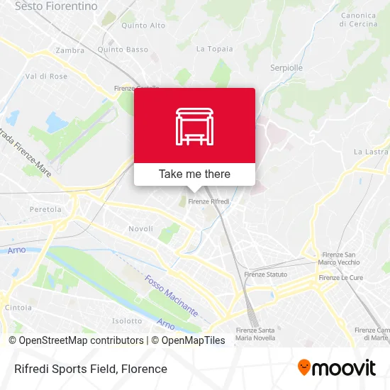 Rifredi Sports Field map