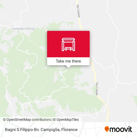 Bagni S.Filippo-Bv. Campiglia map