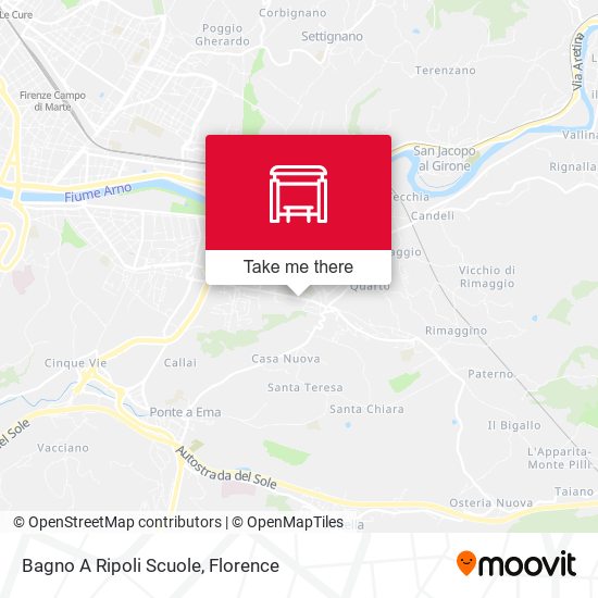 Bagno A Ripoli Scuole map