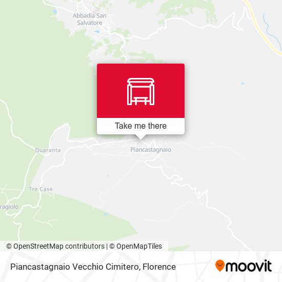 Piancastagnaio Vecchio Cimitero map