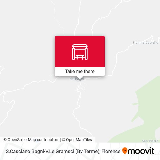 S.Casciano Bagni-V.Le Gramsci (Bv Terme) map