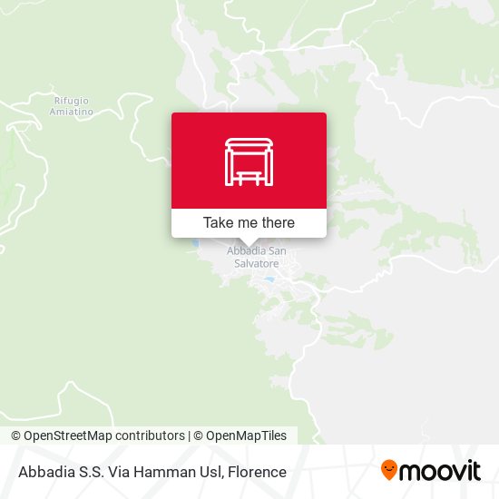 Abbadia S.S. Via Hamman Usl map