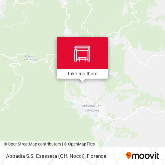 Abbadia S.S.-Esasseta (Off. Nocci) map