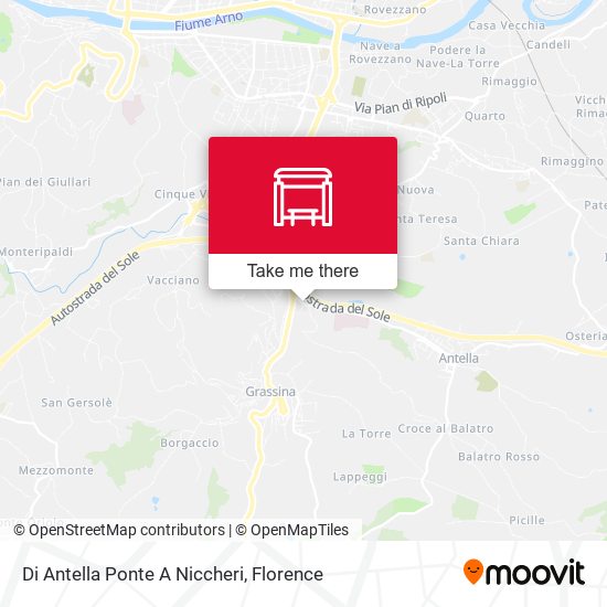 Di Antella Ponte A Niccheri map