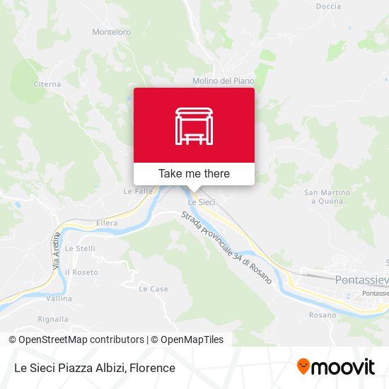 Le Sieci Piazza Albizi map