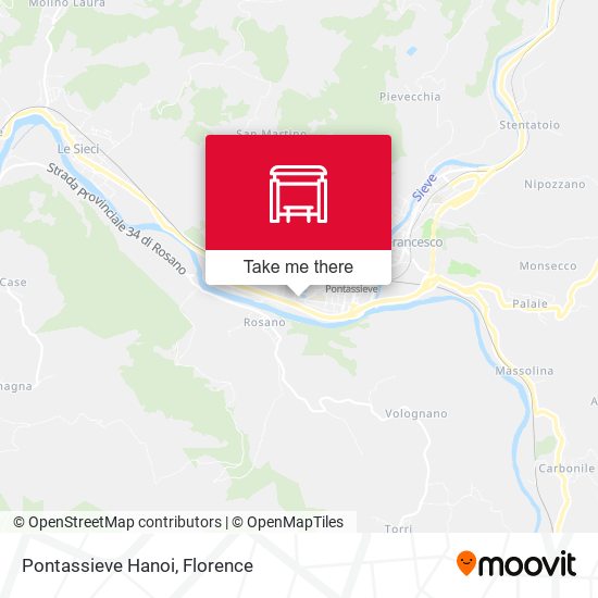 Pontassieve Hanoi map