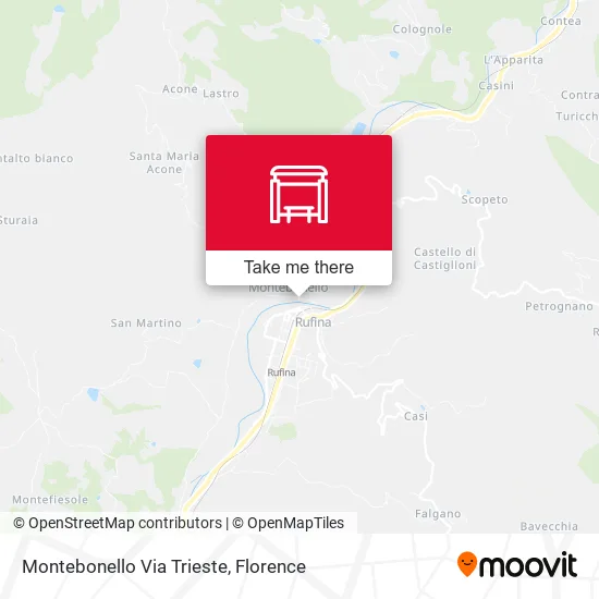Montebonello Via Trieste map